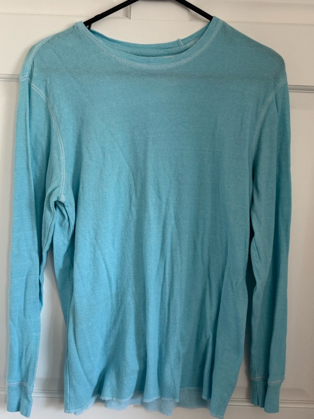 Blue Reclaim long sleeve t-shirt